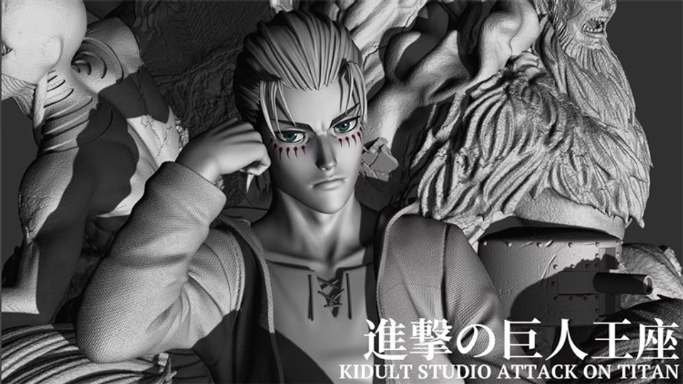 【PRE-ORDER】KIDULT Studio ATTACK ON TITAN Throne 1/4