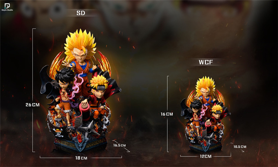 【PRE-ORDER】Deyin STUDIO Goku & Luffy & Naruto