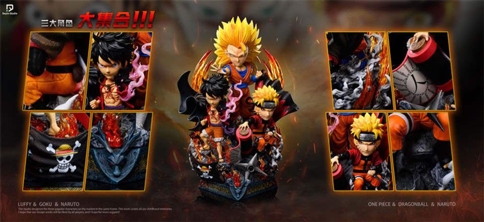 【PRE-ORDER】Deyin STUDIO Goku & Luffy & Naruto