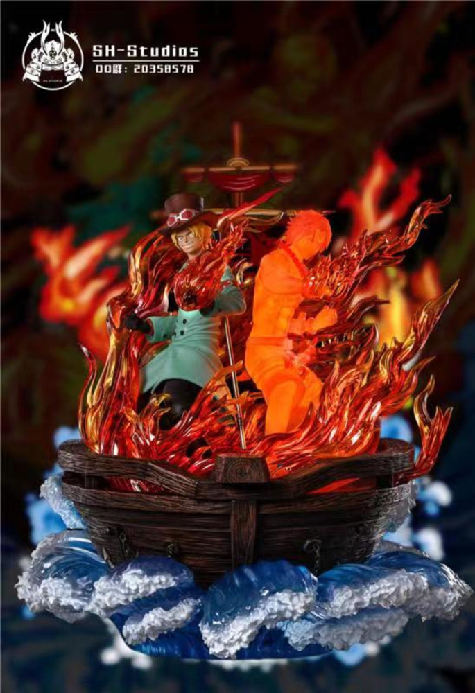 【PRE-ORDER】SH STUDIO ONE PIECE Ace & Sabo with LED