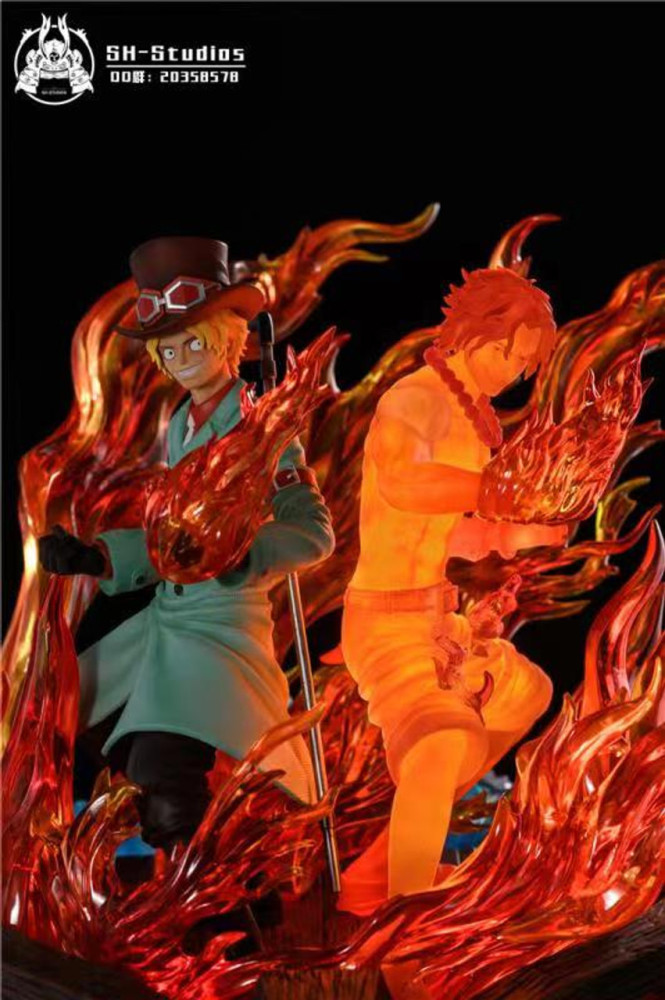 【PRE-ORDER】SH STUDIO ONE PIECE Ace & Sabo with LED