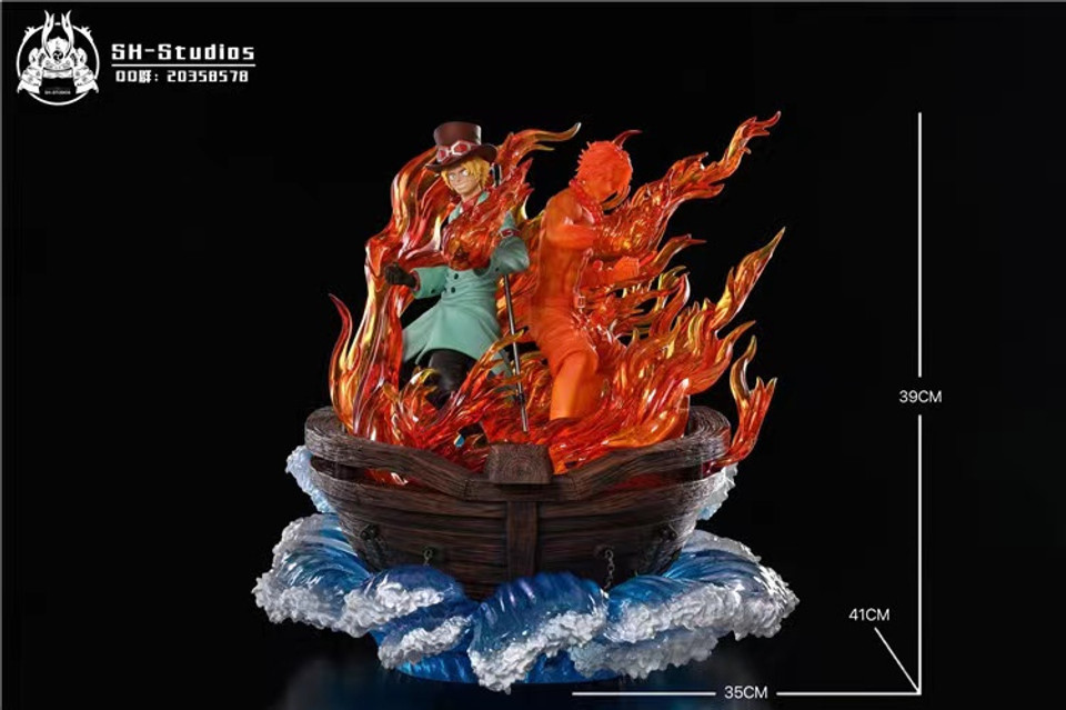 【PRE-ORDER】SH STUDIO ONE PIECE Ace & Sabo with LED
