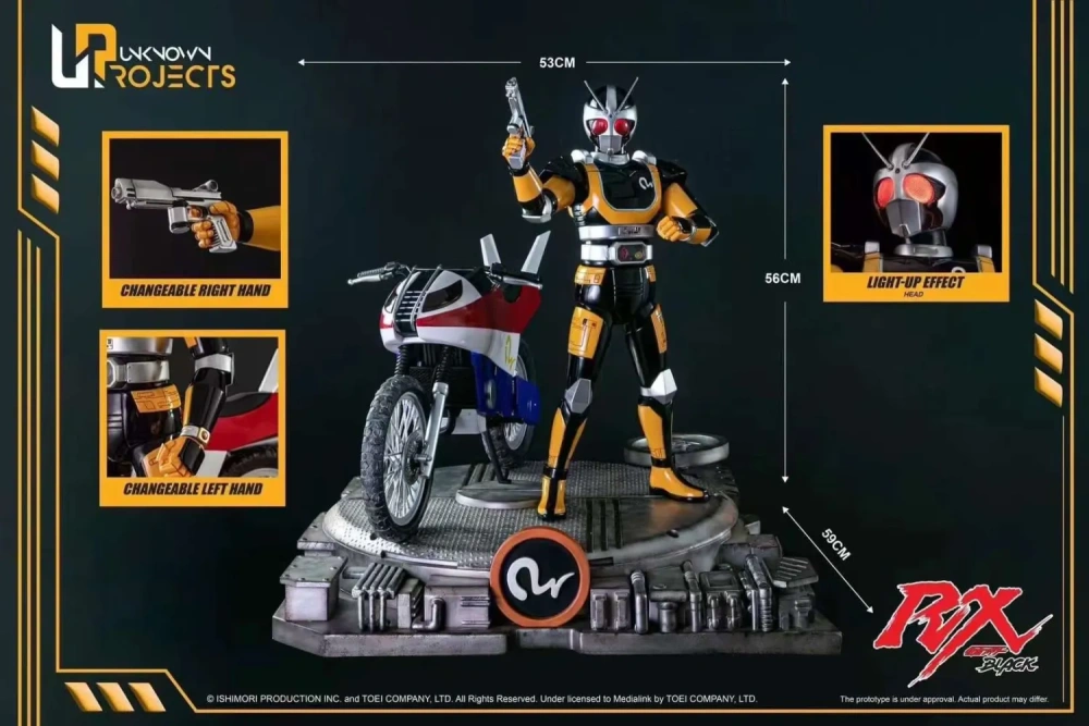【PRE-ORDER】Unknown Projects STUDIO Masked Rider  RX Black 1/4