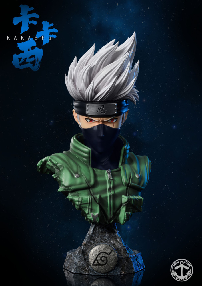 【PRE-ORDER】Surge STUDIO NARUTO Kakashi/Might Guy Bust 1:4