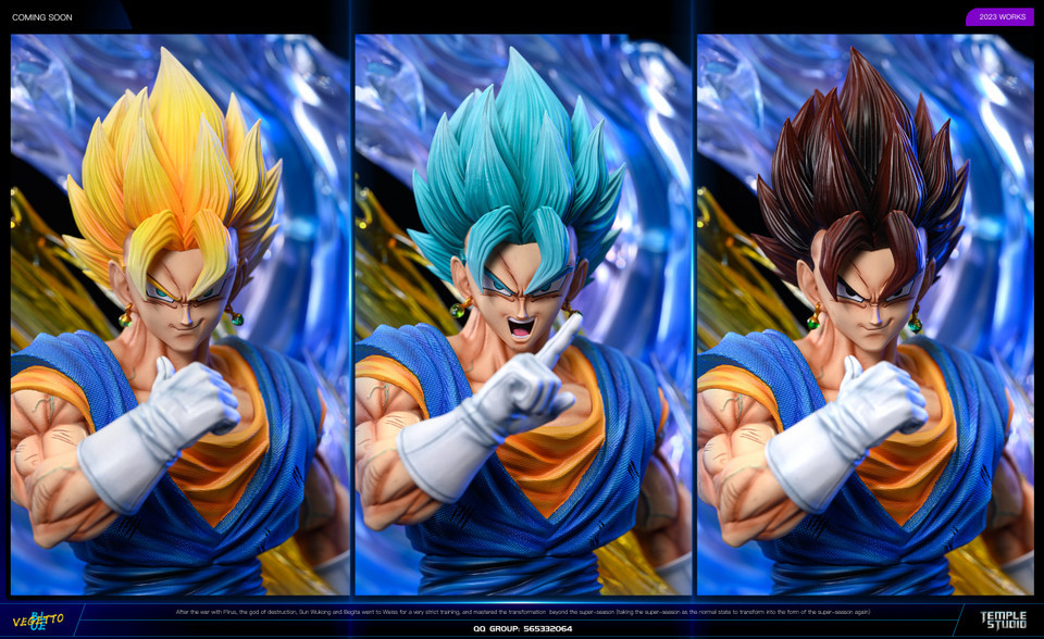 【PRE-ORDER】Temple STUDIO DRAGONBALL Vegetto 1/6