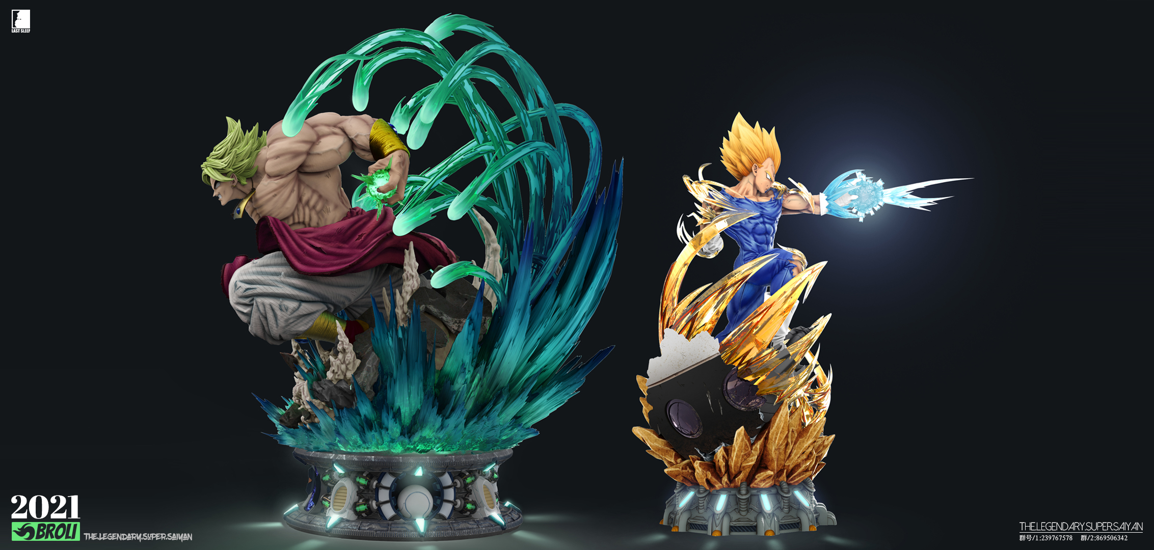 IN-STOCK LAST SLEEP STUDIO DRAGON BALL Broly 1/4 & 1/6