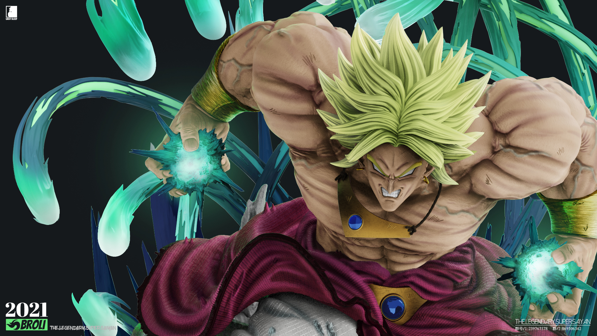 IN-STOCK LAST SLEEP STUDIO DRAGON BALL Broly 1/4 & 1/6