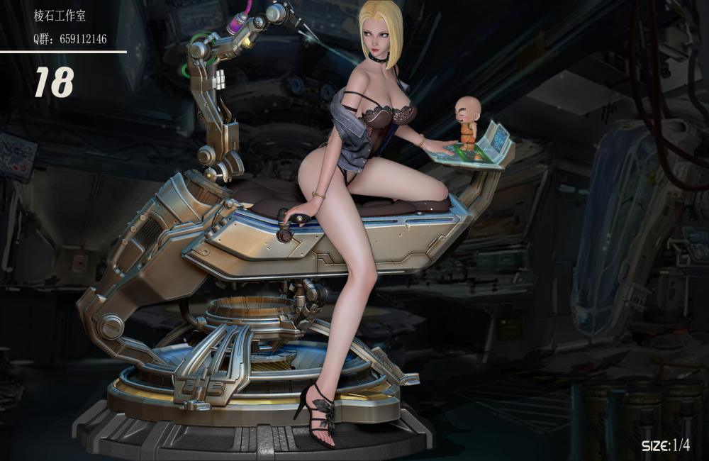【IN-STOCK】Lengshi STUDIO DRAGONBALL Android 18 1:4