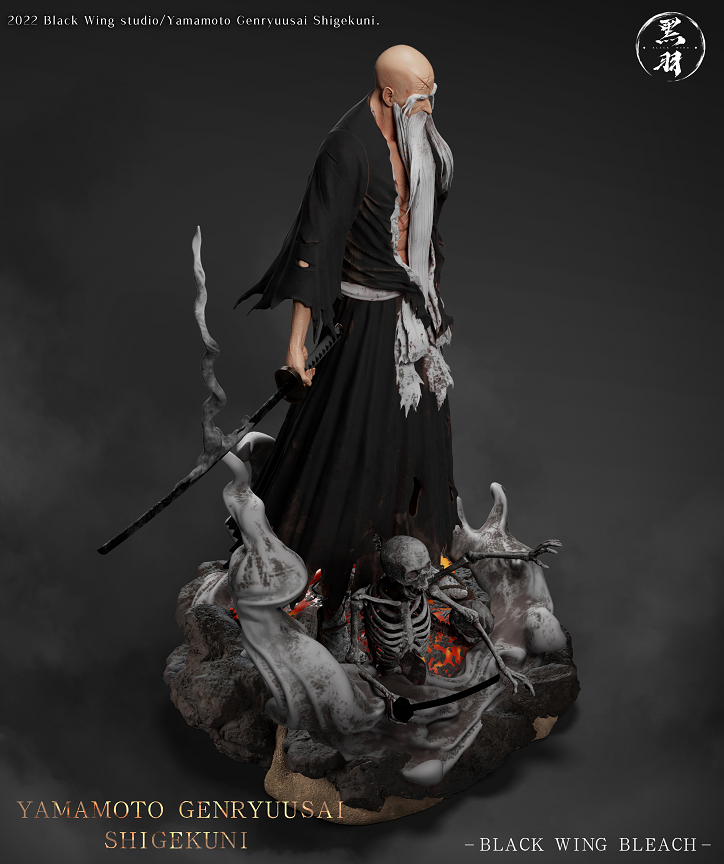 IN-STOCK  Black Wing Studio BLEACH Yamamoto Genryuusai Shigekuni