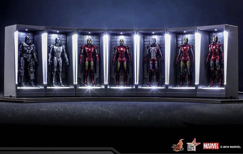 IN-STOCK  Hot Toys STUDIO MARVEL Mini Iron Man 3 MK1-MK7