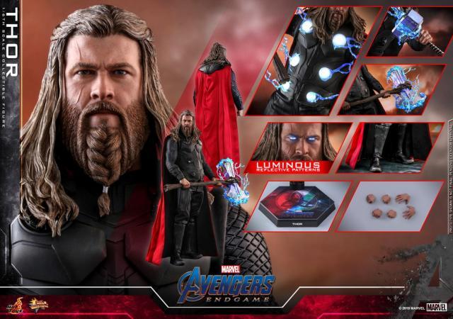 IN-STOCK  Hot Toys STUDIO MARVEL Thor Odinson with LED MMS557
