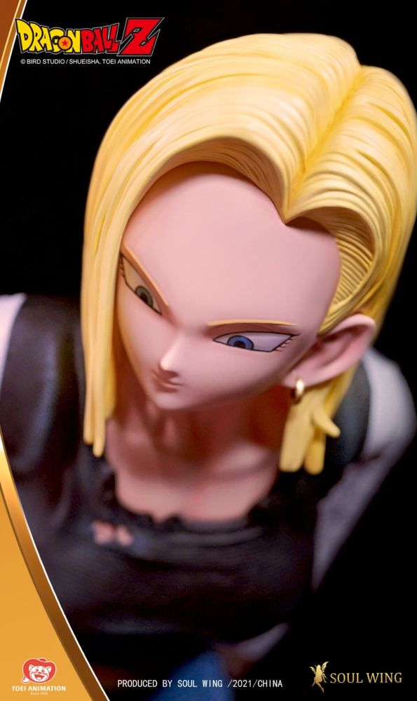 【IN-STOCK】 Soul Wing STUDIO DRAGON BALL Z  Kuririn & Android 18  1/4