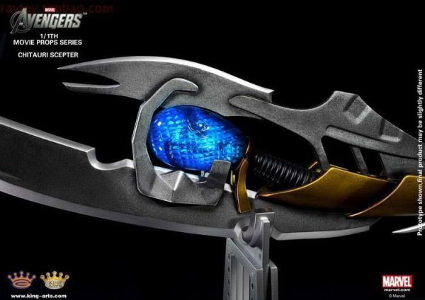 【IN-STOCK】King Arts Avengers: Infinity War CHITAURI SCEPTER MOVIE PROP MPS002 1:1