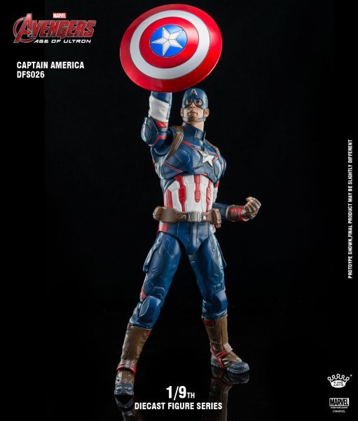 【IN-STOCK】King Arts 1/9 Diecast Figure Series DFS026 Captain America Action Figure