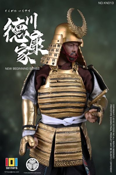 【IN-STOCK】101 toys KN013 1/6 NEW BEGINNER SERIES Japanese Samurai TOKUGAWA IEYASU 1/6 Action Figure