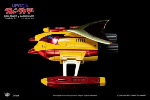 【IN-STOCK】KingArts UFO Robo Grendizer Marine Speiser Drill Speiser Die Cast Figure KSS016