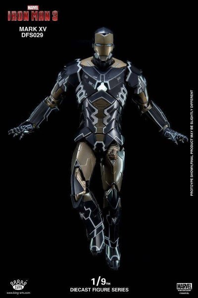【IN-STOCK】King Arts Iron Man 3 Mark15 mk15 1/9 Diecast Figure Series DFS029