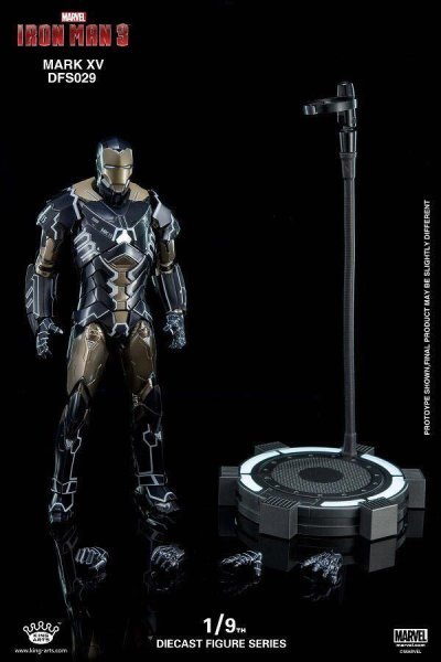【IN-STOCK】King Arts Iron Man 3 Mark15 mk15 1/9 Diecast Figure Series DFS029