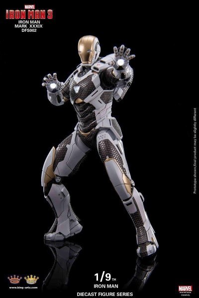 【IN-STOCK】King Arts Iron Man 3 Mark39 mk39 1/9 Diecast Figure Series DFS002