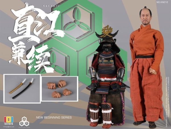【IN-STOCK】101 toys KN012 1/6 NEW BEGINNER SERIES Japanese Samurai NAOE KANETSUGU 1/6 Action Figure