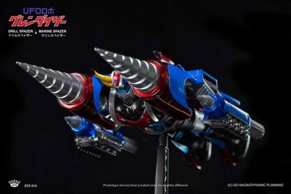 【IN-STOCK】KingArts UFO Robo Grendizer Marine Speiser Drill Speiser Die Cast Figure KSS016