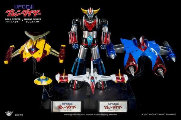 【IN-STOCK】KingArts UFO Robo Grendizer Marine Speiser Drill Speiser Die Cast Figure KSS016