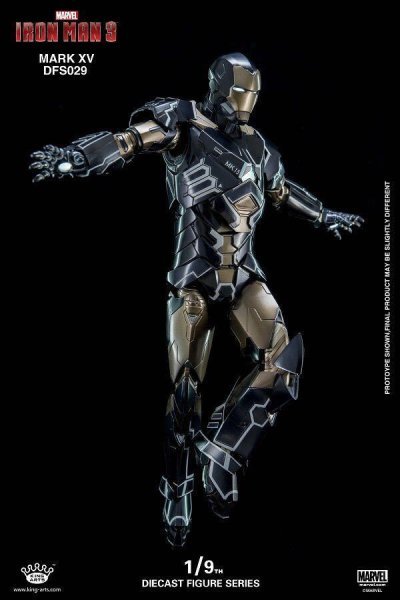 【IN-STOCK】King Arts Iron Man 3 Mark15 mk15 1/9 Diecast Figure Series DFS029