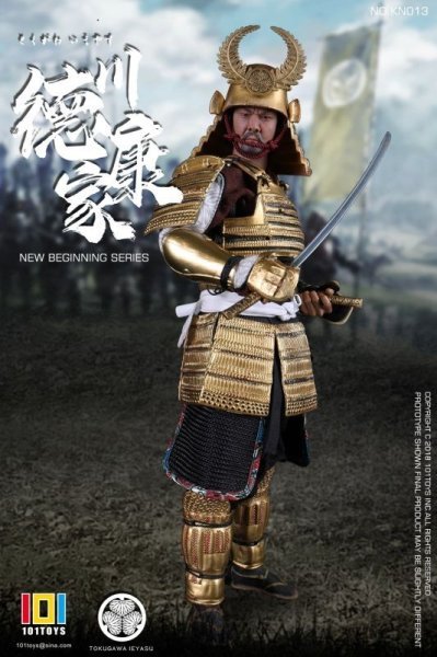 【IN-STOCK】101 toys KN013 1/6 NEW BEGINNER SERIES Japanese Samurai TOKUGAWA IEYASU 1/6 Action Figure