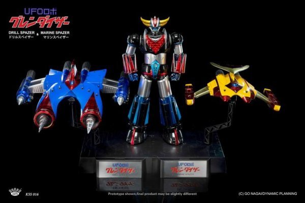 【IN-STOCK】KingArts UFO Robo Grendizer Marine Speiser Drill Speiser Die Cast Figure KSS016