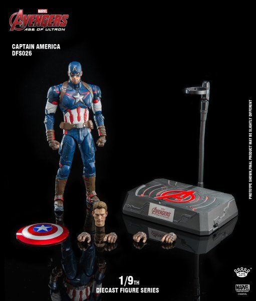 【IN-STOCK】King Arts 1/9 Diecast Figure Series DFS026 Captain America Action Figure