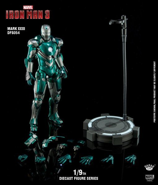 【IN-STOCK】King Arts Avengers Iron Man Mark31 mk31 1/9 Diecast Figure Series DFS054
