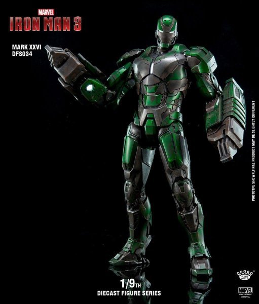 【IN-STOCK】King Arts Avengers Iron Man MK26 mk26 1/9 Diecast Figure Series DFS034
