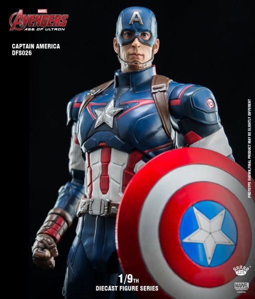 【IN-STOCK】King Arts 1/9 Diecast Figure Series DFS026 Captain America Action Figure