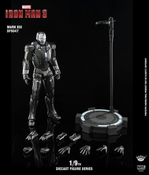 【IN-STOCK】King Arts Avengers Iron Man Mark13 mk13 1/9 Diecast Figure Series DFS047