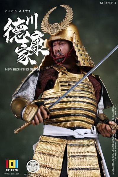 【IN-STOCK】101 toys KN013 1/6 NEW BEGINNER SERIES Japanese Samurai TOKUGAWA IEYASU 1/6 Action Figure