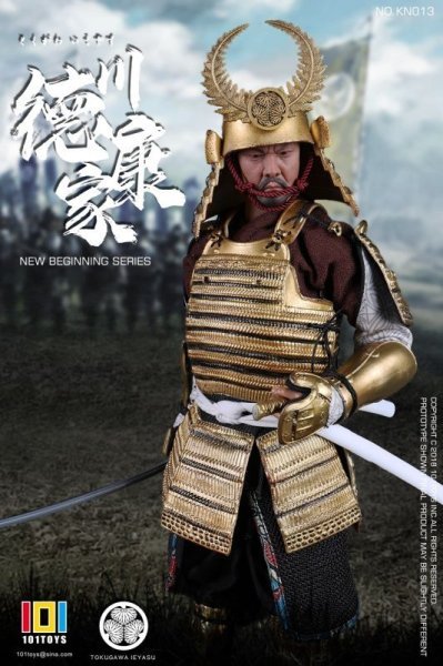 【IN-STOCK】101 toys KN013 1/6 NEW BEGINNER SERIES Japanese Samurai TOKUGAWA IEYASU 1/6 Action Figure