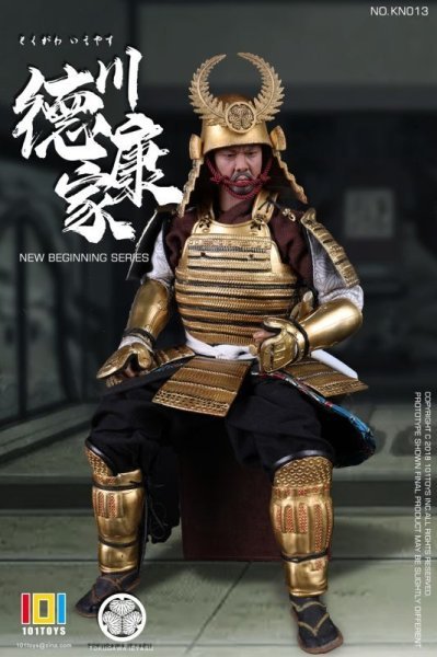【IN-STOCK】101 toys KN013 1/6 NEW BEGINNER SERIES Japanese Samurai TOKUGAWA IEYASU 1/6 Action Figure