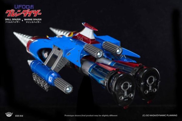 【IN-STOCK】KingArts UFO Robo Grendizer Marine Speiser Drill Speiser Die Cast Figure KSS016