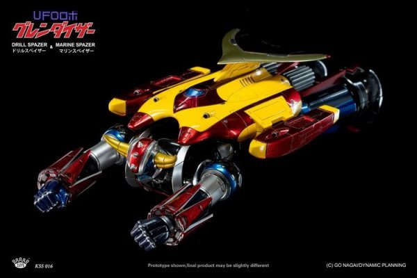 【IN-STOCK】KingArts UFO Robo Grendizer Marine Speiser Drill Speiser Die Cast Figure KSS016