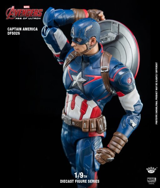 【IN-STOCK】King Arts 1/9 Diecast Figure Series DFS026 Captain America Action Figure