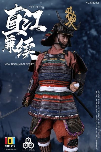 【IN-STOCK】101 toys KN012 1/6 NEW BEGINNER SERIES Japanese Samurai NAOE KANETSUGU 1/6 Action Figure