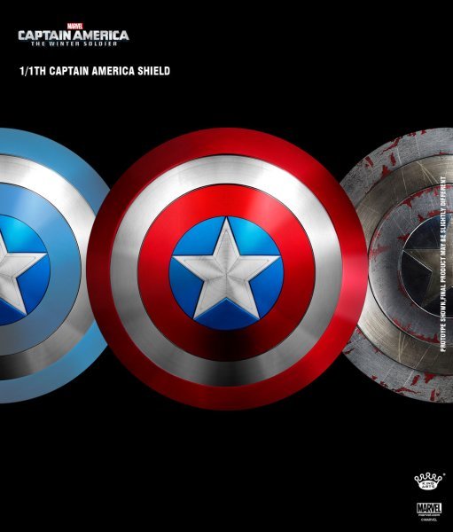 【IN-STOCK】King Arts Avengers Captain America 1:1 Scale Blue version
