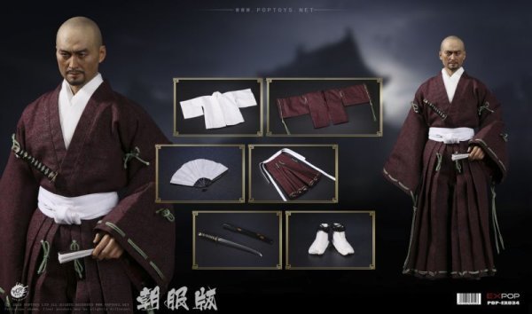 【IN-STOCK】POPTOYS EX034 Benevolent Samurai Robes Version 1/6