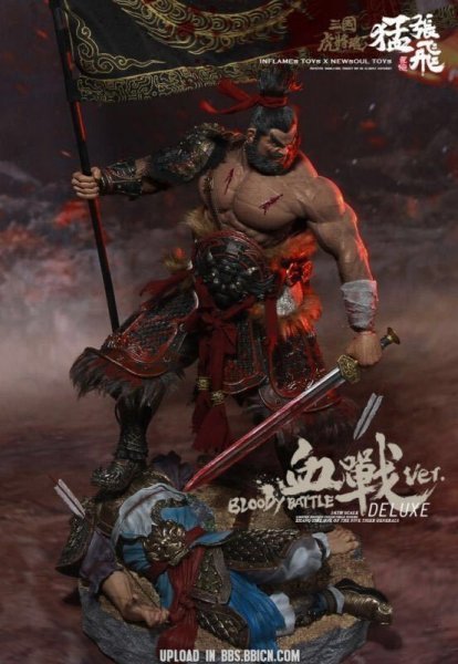 【IN-STOCK】Inflames Toys 1/6 IFT-021 Three Kingdoms Zhang Fei Bloody Battle DELUXE ver.