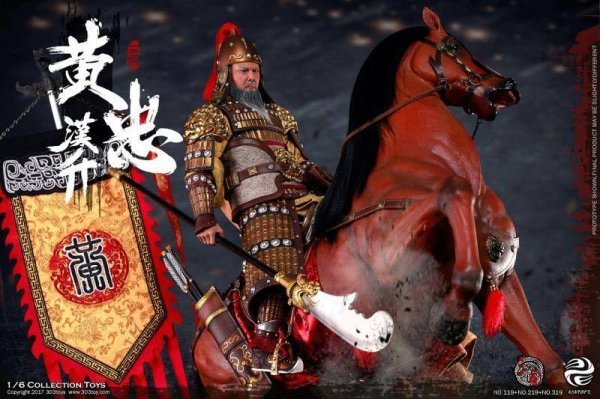 【IN-STOCK】303 toys 1/6 Three Kingdoms Series Huang Zhong & Horse & Flag