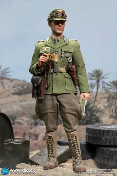 【IN-STOCK】DID WWII German Africa Corps Infantry Cap Wilhelm D80151 1/6