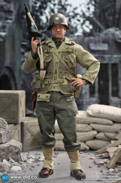 【IN-STOCK】DID A80145 WWII US 2nd Ranger Battalion Series 3 Captain Miller 1/6