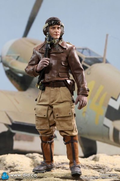 【IN-STOCK】DID German Flying Ace Star of Afrika Africa Hans Joachim D80154 1/6