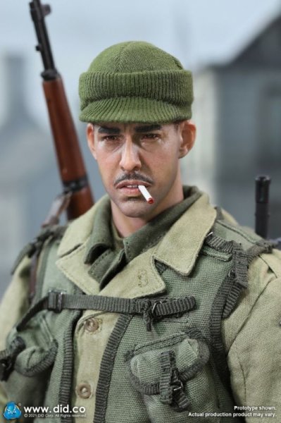 【IN-STOCK】DID A80155 1/6 WWII US Rangers Private Merley Male Soldier
