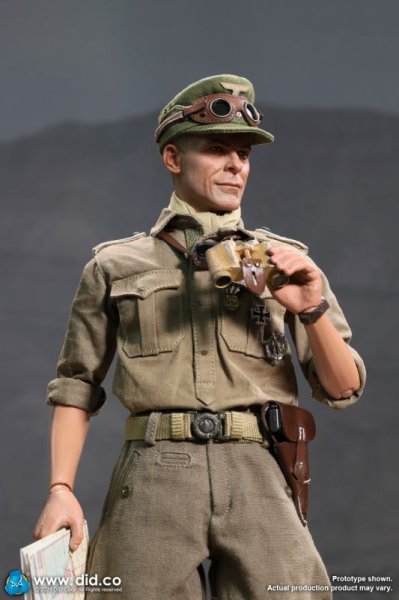 【IN-STOCK】DID WWII German Africa Corps Infantry Cap Wilhelm D80151 1/6